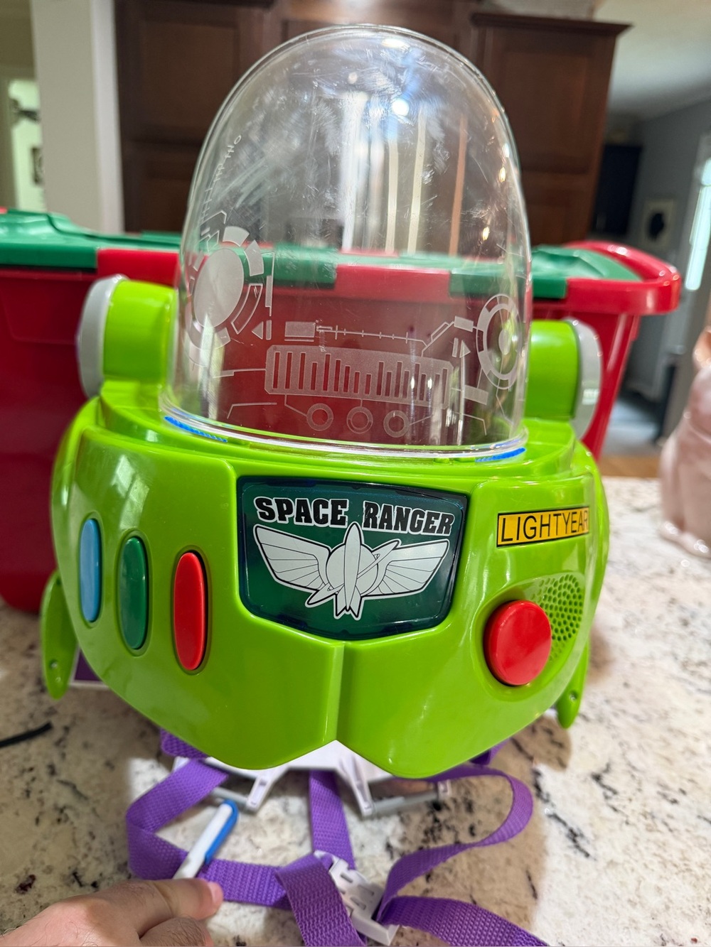 Disney Pixar Buzz Lightyear Space Ranger Helmet and Jet Pack